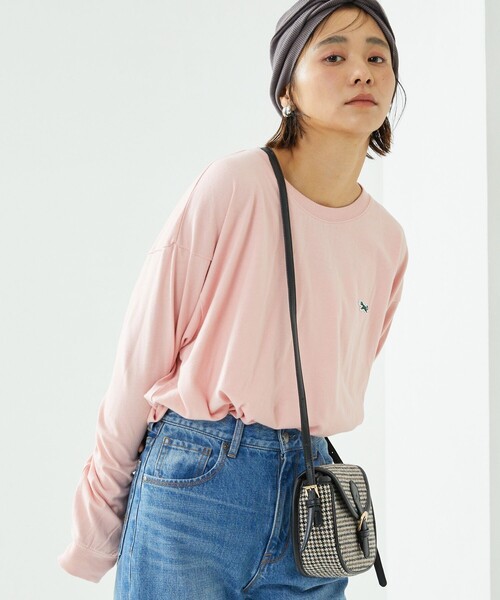 FREAK'S STORE（フリークスストア）の「TOWN CRAFT  × FREAK'S STORE/タウンクラフト　別注 ベーシックロンＴ（Tシャツ/カットソー・レディース・ブラック/ベージュ/オフホワイト/ピンク/その他・ﾌﾘ-）」の4枚目の写真