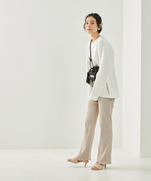 FREAK'S STORE（フリークスストア）の「TOWN CRAFT  × FREAK'S STORE/タウンクラフト　別注 ベーシックロンＴ（Tシャツ/カットソー・レディース・ブラック/ベージュ/オフホワイト/ピンク/その他・ﾌﾘ-）」の10枚目の写真