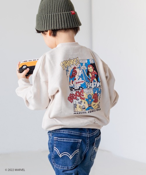 JAM & LINK（ジャムアンドリンク）の「MARVEL / マーベル キャラクタートレーナー（スウェット・キッズ・A/B/C/D/E/F/G/H・110cm/100cm/120cm/130cm/140cm）」の6枚目の写真
