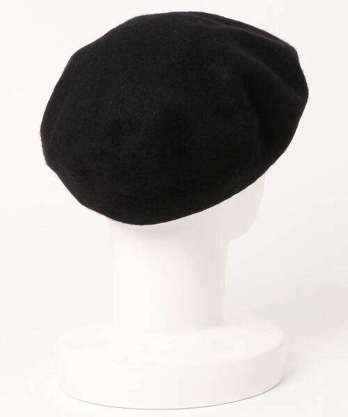 チチカカ（チチカカ）の「ボックスレター刺繍ベレー帽（ハンチング/ベレー帽・レディース・ブラック/ブルー/パープル・FREE）」の4枚目の写真