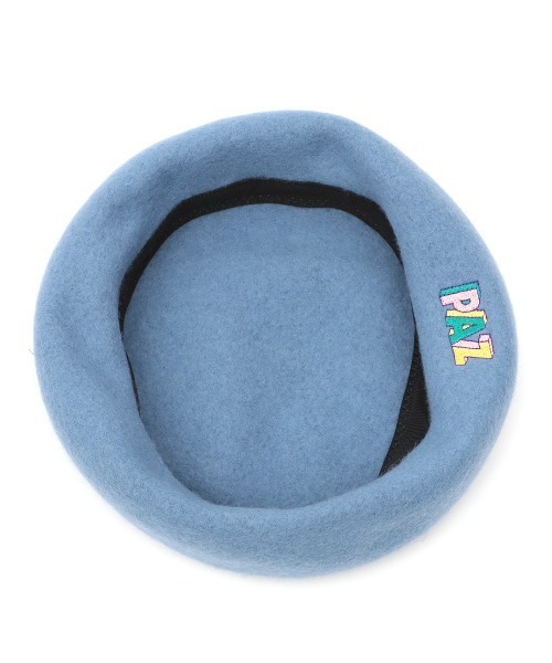 チチカカ（チチカカ）の「ボックスレター刺繍ベレー帽（ハンチング/ベレー帽・レディース・ブラック/ブルー/パープル・FREE）」の9枚目の写真