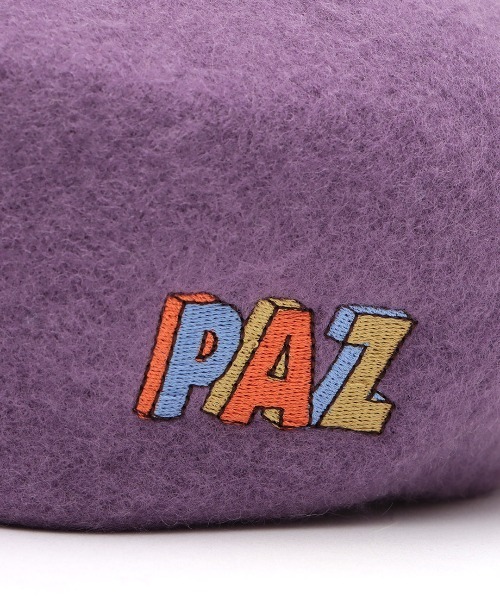 チチカカ（チチカカ）の「ボックスレター刺繍ベレー帽（ハンチング/ベレー帽・レディース・ブラック/ブルー/パープル・FREE）」の12枚目の写真