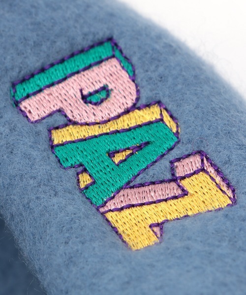 チチカカ（チチカカ）の「ボックスレター刺繍ベレー帽（ハンチング/ベレー帽・レディース・ブラック/ブルー/パープル・FREE）」の14枚目の写真