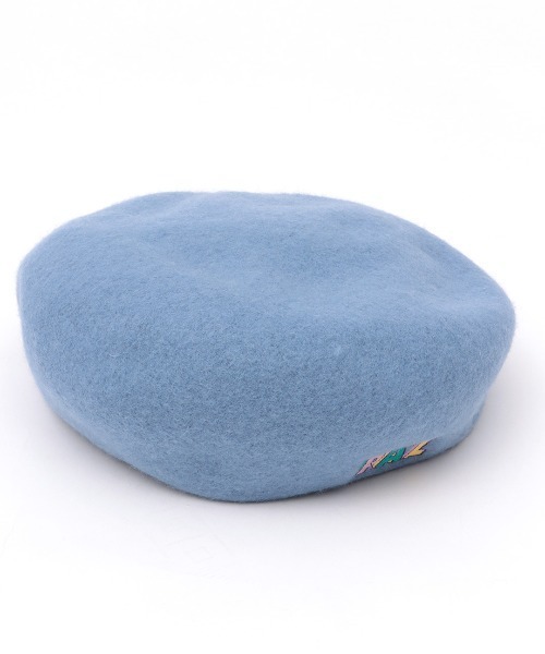 チチカカ（チチカカ）の「ボックスレター刺繍ベレー帽（ハンチング/ベレー帽・レディース・ブラック/ブルー/パープル・FREE）」の6枚目の写真