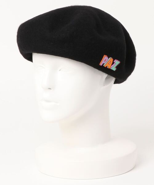 チチカカ（チチカカ）の「ボックスレター刺繍ベレー帽（ハンチング/ベレー帽・レディース・ブラック/ブルー/パープル・FREE）」の16枚目の写真