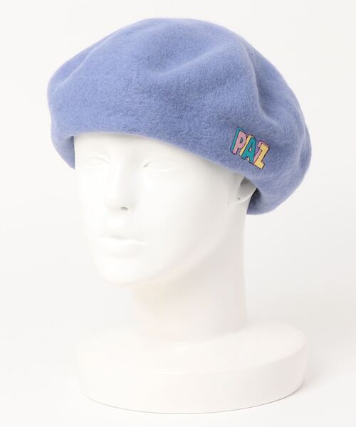 チチカカ（チチカカ）の「ボックスレター刺繍ベレー帽（ハンチング/ベレー帽・レディース・ブラック/ブルー/パープル・FREE）」の17枚目の写真