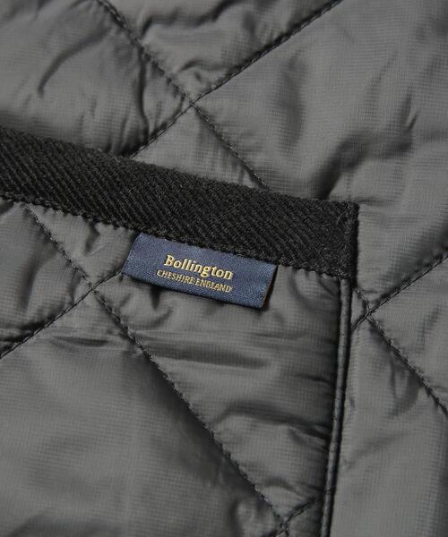 coen（コーエン）の「Bollington（ボリントン）キルティングロングベスト（ダウンベスト・レディース・オフホワイト/ブラック・L/M）」の7枚目の写真