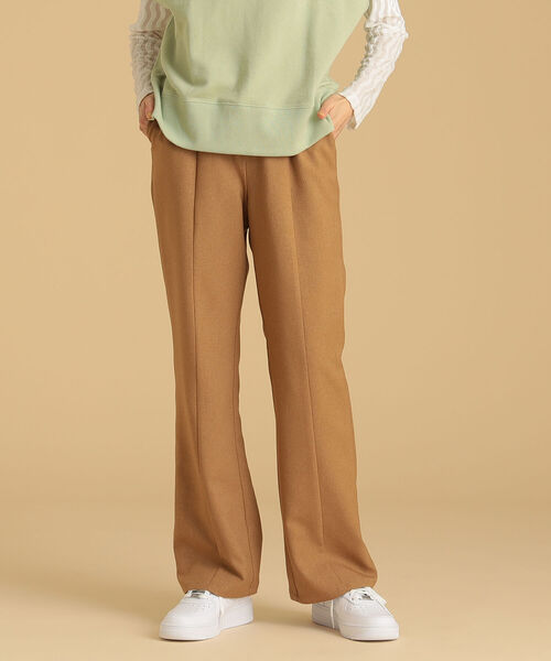 Ray BEAMS（レイビームス）の「Ray BEAMS / フロント ジップ フレア パンツ（その他パンツ・レディース・ピンク/ブラウン系その他・1/0）」の2枚目の写真