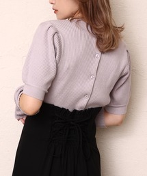 one after another NICE CLAUP | アームウォーマー前後2WAYリブニット(ニット/セーター)