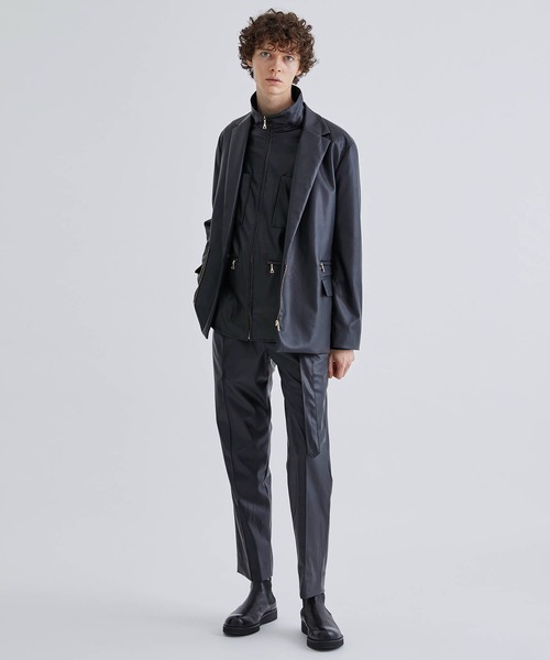 CULLNI（クルニ）の「STUDIOUS別注 BELTED SLACKS ROYAL LEATHER