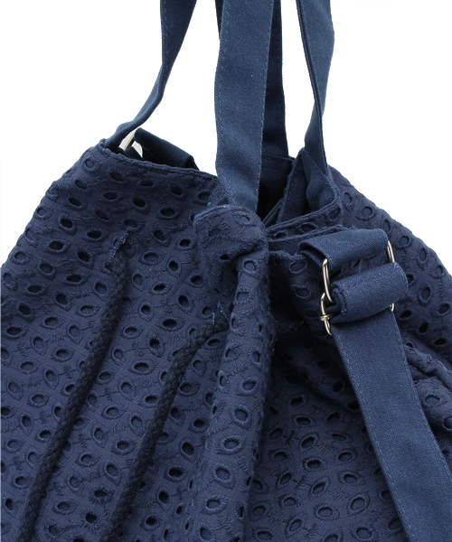 Kastane（カスタネ）の「【Kastane】レースBAG（ショルダーバッグ・レディース・アイボリー/ネイビー・FREE）」の7枚目の写真