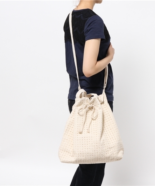 Kastane（カスタネ）の「【Kastane】レースBAG（ショルダーバッグ・レディース・アイボリー/ネイビー・FREE）」の3枚目の写真