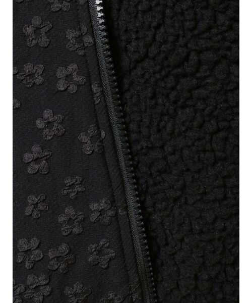 merry jenny（メリージェニー）の「おはなジャガードリバーシブルボアジャケット（その他アウター・レディース・ブラック/ベージュ/ラベンダー・FREE）」の9枚目の写真