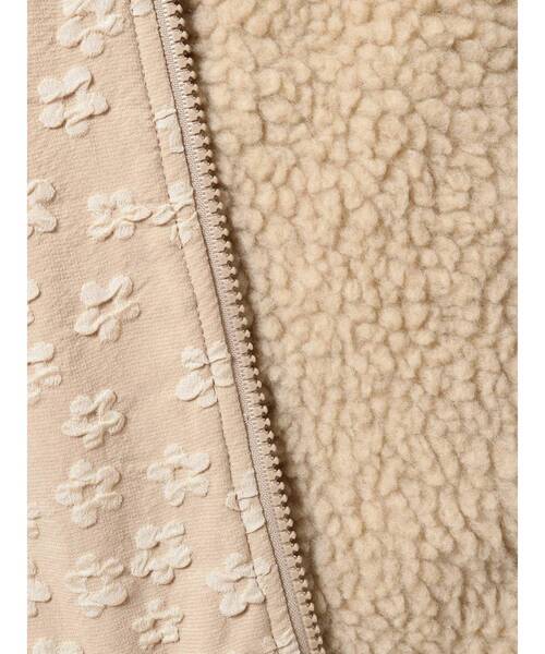 merry jenny（メリージェニー）の「おはなジャガードリバーシブルボアジャケット（その他アウター・レディース・ブラック/ベージュ/ラベンダー・FREE）」の17枚目の写真