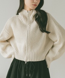 VANNIE U | ダブルジップニット(ニット/セーター)