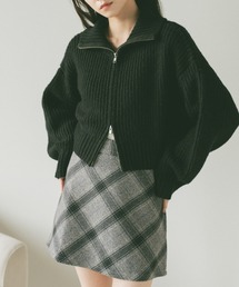 VANNIE U | ダブルジップニット(ニット/セーター)