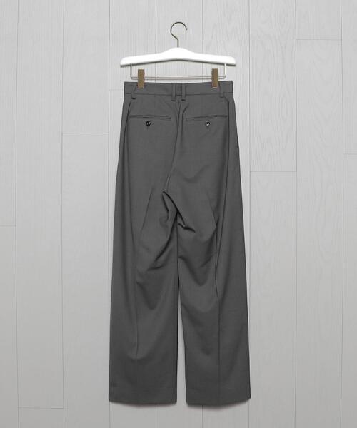 H BEAUTY&YOUTH UNITED ARROWS(エイチビューティーアンドユースユナイテッドアローズ)の「<H>TUCK TROUSERS/パンツ(その他パンツ・レディース・ダークグレー/ブラック・S/M)」の8枚目の写真