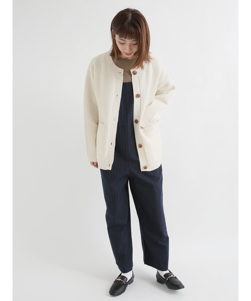 Lugnoncure（ルノンキュール）の「ピンストライプサロペット