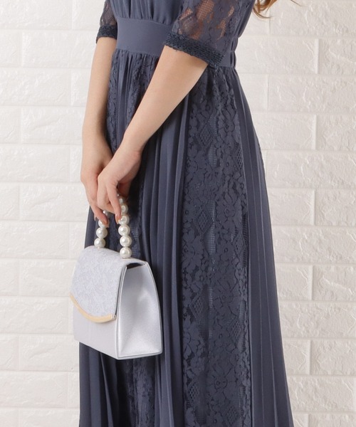 Lace Ladies(レースレディース)の「パールハンドルフラップレースハンドバッグ(クラッチバッグ・レディース・ブラック/グレー/ベージュ・FREE)」の15枚目の写真