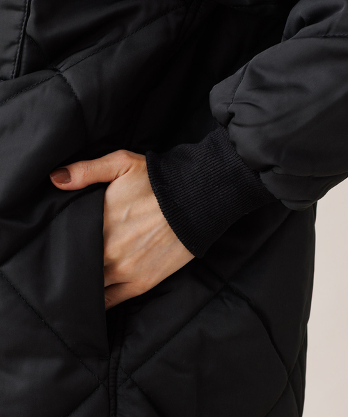 Rouge vif(ルージュヴィフ)の「MICA キルティングノーカラーコート(ノーカラーコート・レディース・ブラック/オフホワイト・フリー)」の17枚目の写真