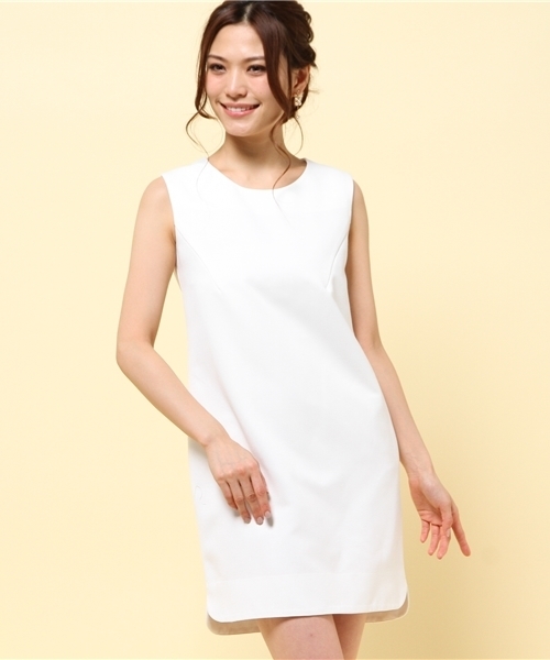 LIMITLESS LUXURY（リミットレスラグジュアリー）の「SMART ドレス（ワンピース・レディース・ホワイト/ブルー系その他/ブルー・36/38）」の2枚目の写真