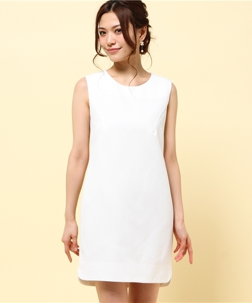 LIMITLESS LUXURY（リミットレスラグジュアリー）の「SMART ドレス（ワンピース・レディース・ホワイト/ブルー系その他/ブルー・36/38）」の4枚目の写真