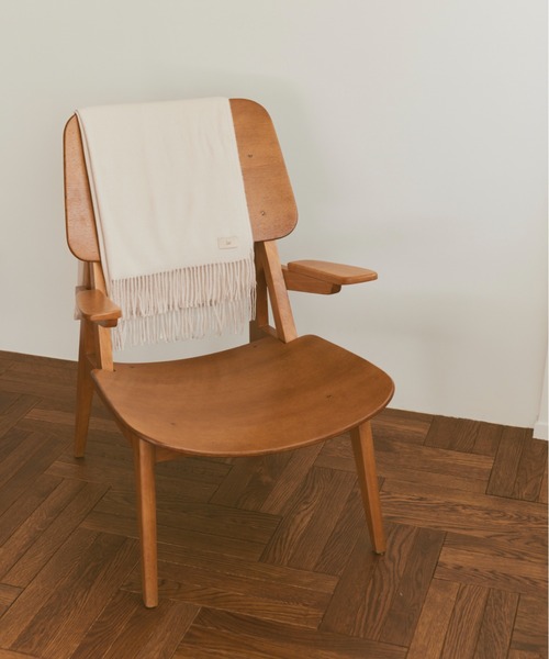 moi tytto（モイテュット）の「淡色マフラー（マフラー・レディース・グレイッシュベージュ/ナチュラル/ブラウン・FREE）」の7枚目の写真