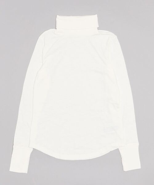 GAP（ギャップ）の「スラブ リブタートルネック（Tシャツ/カットソー・レディース・オフホワイト/ブラック/グリーン系その他/ブルー/グレー/グリーン/ピンク・XXS/XL/S/M/L/XS）」の9枚目の写真