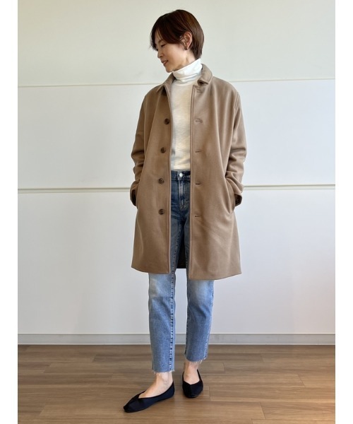 GAP（ギャップ）の「スラブ リブタートルネック（Tシャツ/カットソー・レディース・オフホワイト/ブラック/グリーン系その他/ブルー/グレー/グリーン/ピンク・XXS/XL/S/M/L/XS）」の10枚目の写真