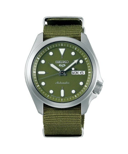 SEIKO 5（セイコーファイブ）の「SEIKO 5 SPORTS Sports Style SBSA053 自動巻 メンズ（アナログ腕時計・メンズ・ネイビー/カーキ・ﾌﾘ-）」の2枚目の写真