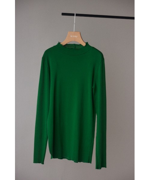 BLACK BY MOUSSY（ブラックバイマウジー）の「long highneck tops(ロングハイネックトップス）（Tシャツ/カットソー・レディース・グリーン/ブラック/アイボリー・FREE）」の20枚目の写真