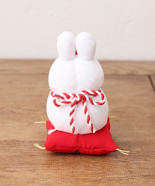 Miffy（ ミッフィー）の「かがみもち ミッフィー（インテリア雑貨・レディース・ホワイト・フリー）」の3枚目の写真