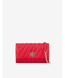 ARMANI EXCHANGE | 【A|X アルマーニ エクスチェンジ】MARGARETH　キルティング　ショルダーストラップ付きウォレット(財布)