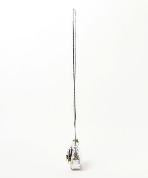 Ray BEAMS（レイビームス）の「HEY！Mrs ROSE / ステッチ ハート ミニ ショルダーバッグ（ショルダーバッグ・レディース・シルバー/ブラック・ONE SIZE）」の3枚目の写真