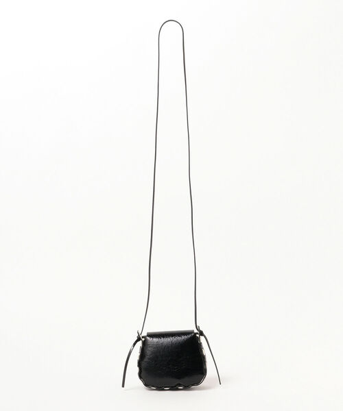 Ray BEAMS（レイビームス）の「HEY！Mrs ROSE / ステッチ ハート ミニ ショルダーバッグ（ショルダーバッグ・レディース・シルバー/ブラック・ONE SIZE）」の9枚目の写真