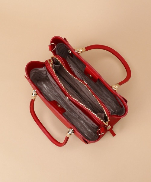 Samantha Thavasa（サマンサタバサ）の「アベクトワトートバッグ（トートバッグ・レディース・ダークグリーン/レッド・FREE）」の9枚目の写真