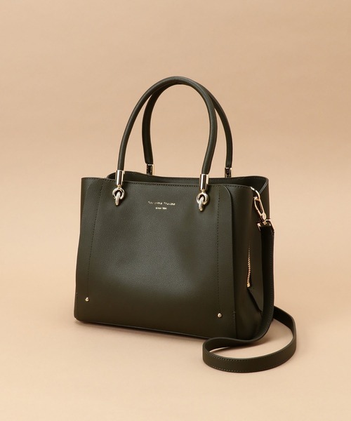 Samantha Thavasa（サマンサタバサ）の「アベクトワトートバッグ（トートバッグ・レディース・ダークグリーン/レッド・FREE）」の13枚目の写真