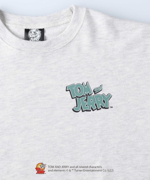 Right-on（ライトオン）の「【キャラクター】トムとジェリースウェット（スウェット・キッズ・ブラック/オフホワイト/グリーン・120/130/105/140/150）」の15枚目の写真