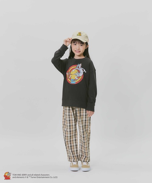 Right-on（ライトオン）の「【キャラクター】トムとジェリースウェット（スウェット・キッズ・ブラック/オフホワイト/グリーン・120/130/105/140/150）」の4枚目の写真