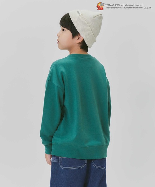Right-on（ライトオン）の「【キャラクター】トムとジェリースウェット（スウェット・キッズ・ブラック/オフホワイト/グリーン・120/130/105/140/150）」の8枚目の写真