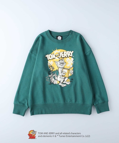 Right-on（ライトオン）の「【キャラクター】トムとジェリースウェット（スウェット・キッズ・ブラック/オフホワイト/グリーン・120/130/105/140/150）」の13枚目の写真