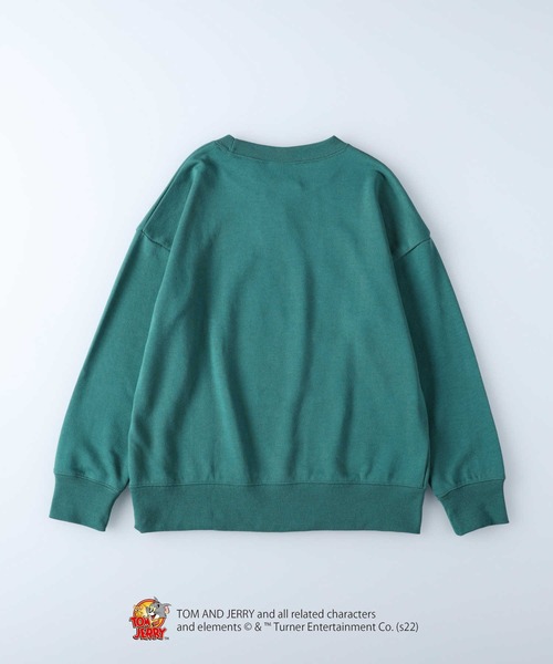 Right-on（ライトオン）の「【キャラクター】トムとジェリースウェット（スウェット・キッズ・ブラック/オフホワイト/グリーン・120/130/105/140/150）」の14枚目の写真