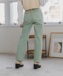 repipi armario | バックレースアップパンツ(デニムパンツ)