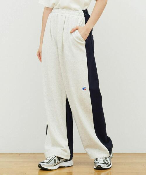 FRAPBOIS（フラボア）の「ラッセルパンツ（その他パンツ・レディース・ブラック/ライトグレー・1/2）」の2枚目の写真