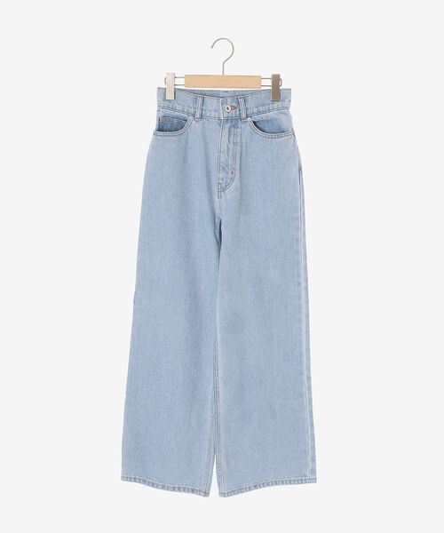 MAJESTIC LEGON(マジェスティックレゴン)の「ウォッシュデニムワイドパンツ(デニムパンツ・レディース・サックスブルー/ブルー・MEDIUM/SMALL)」の22枚目の写真