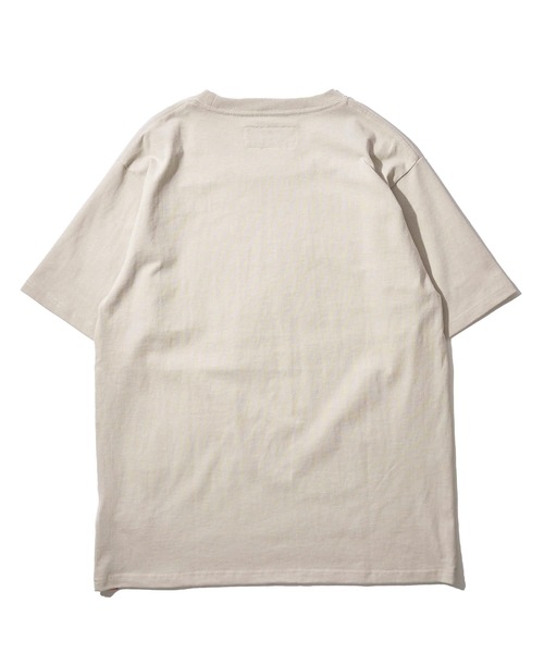 UNIVERSAL OVERALL(ユニバーサルオーバーオール)の「【UNIVERSAL OVERALL】 CENTER LOGO TEE / センターロゴ プリント Tシャツ(Tシャツ/カットソー・メンズ・グレー/ブラック/ホワイト/グリーン/ネイビー/オートミール・SMALL/MEDIUM/LARGE/X-LARGE)」の12枚目の写真