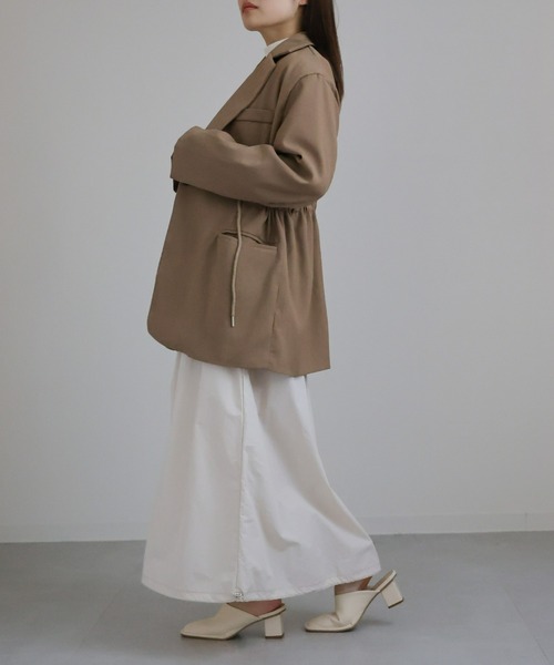 sakishimatokyo（サキシマトーキョー）の「ドロストオーバーテーラードジャケット（テーラードジャケット・レディース・ブラック/ベージュ・FREE）」の22枚目の写真