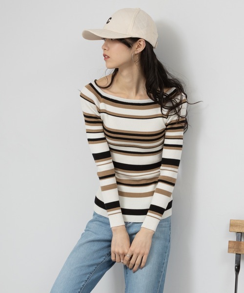 meJane(ミージェーン)の「キルティング ロゴCAP(キャップ・レディース・アイボリー/ブラック/ブラウン・FREE)」の16枚目の写真