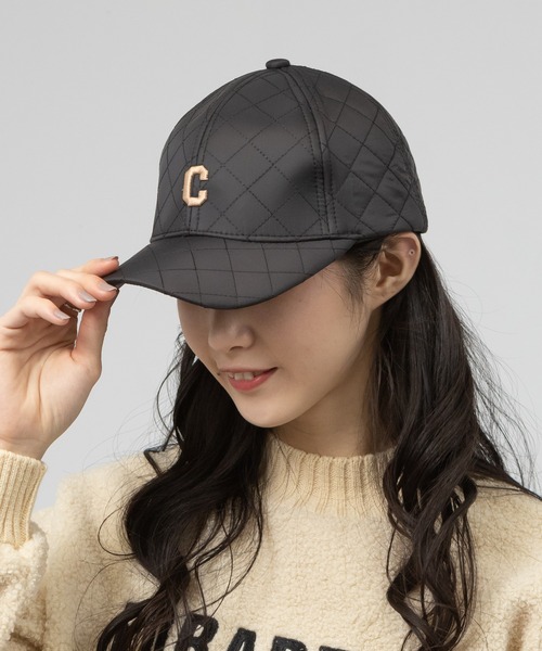 meJane(ミージェーン)の「キルティング ロゴCAP(キャップ・レディース・アイボリー/ブラック/ブラウン・FREE)」の6枚目の写真