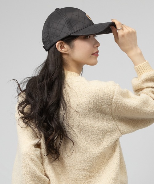 meJane(ミージェーン)の「キルティング ロゴCAP(キャップ・レディース・アイボリー/ブラック/ブラウン・FREE)」の14枚目の写真